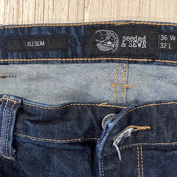 Seeded & Sewn Eli Slim fit jeans. - Picture 2 of 3